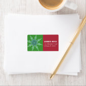 スノーフレーク – 住所 シール (インサイチュ)