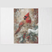 スノーフレーク（鳥）ショウジョウコウカンチョウ 薄葉紙 (正面)