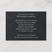 スノーフレークchalkboard winter wishing well card エンクロージャーカード (裏面)