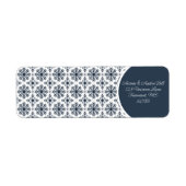 スノーフレークNavy BlueとWhite ラベル (正面)