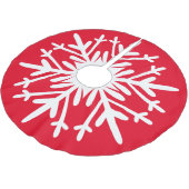 スノーフレークNo.10 ブラッシュドポリエステルツリースカート (アングル)