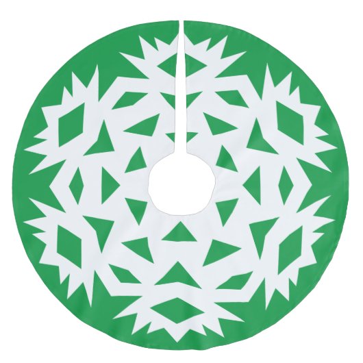 スノーフレークNo.11 ブラッシュドポリエステルツリースカート (正面)