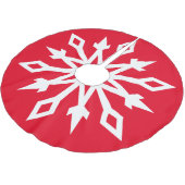 スノーフレークNo.6 ブラッシュドポリエステルツリースカート (アングル)