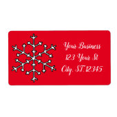 スノーフレークThunder_Cove ラベル (正面)