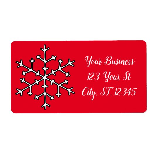 スノーフレークThunder_Cove ラベル (正面)