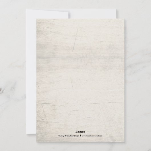 スノーフレ素朴ークハッピーホリデーズフォトカード シーズンカード (裏面)