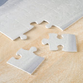 スノーフロークリアリング雪クレーターレイク国立公園 ジグソーパズル (側面)