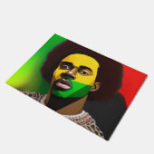 スノーブルウィンターブラックキングメラニン十二世の男性 ドアマット (アングル)