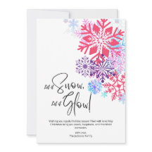 スノーブルースクリスマスカード