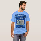 スノーブルーバードノーテカード Tシャツ (正面フル)