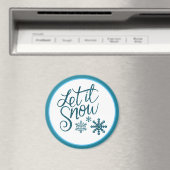 スノーブルーフェイクグリッターマグネット マグネット (インサイチュ (食洗機))