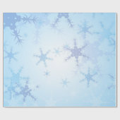 スノーブルーメリークリスマス – ラッピング紙 ラッピングペーパー (フラット)