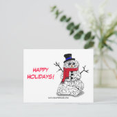スノーブレインからハッピーホリデー シーズンポストカード (スタンド正面)