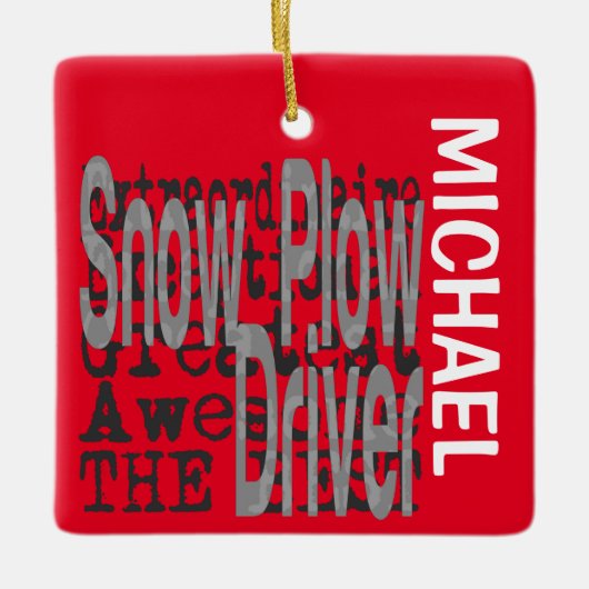 スノープラードライバー超並外カスタム セラミックオーナメント (正面)