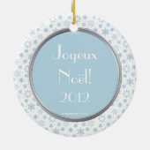 スノープリンセスバレリナジョユーノエルオーナメント セラミックオーナメント (裏面)