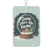 スノープレイスライクホームホリデイ引用文 カーエアーフレッシュナー (裏面)