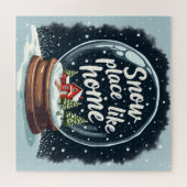 スノープレイスライクホームホリデイ引用文 ジグソーパズル (横)