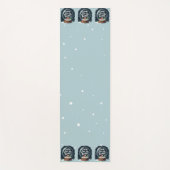 スノープレイスライクホームホリデイ引用文 ヨガマット (正面)