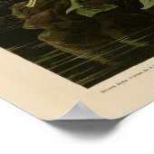 スノーヘロンまたはホワイトエグレット ポスター (角)