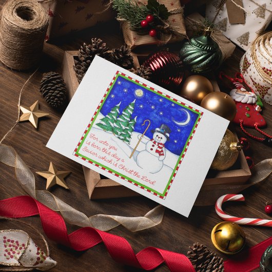 スノーベアークリスマスカード シーズンカード