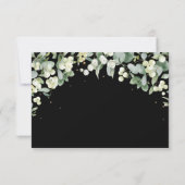 スノーベリークリスマスホリデーフラットサンキュー サンキューカード (裏面)