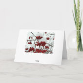 スノーベリーグリーティングカード カード (裏面)