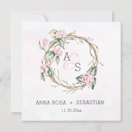 *~*スノーベリーボホRSVP AR AR12ウィンターウェディング 招待状