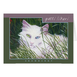 「スノーベリー」ノートカード – Gatti Liberi Collection