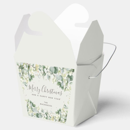 スノーベリー+ユーカリプスクリスマスホリディフェイスボックス フェイバーボックス (オープン)