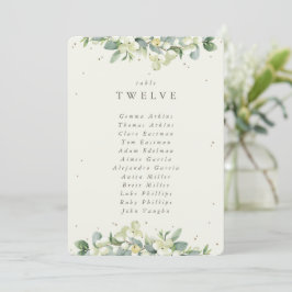 スノーベリー+ユーカリプタステーブル番号座席カード