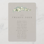 スノーベリー+ユーカリプタステーブル番号座席カード (裏面)