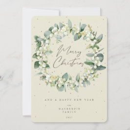 スノーベリー+ユーカリプトゥスリースノンフォト シーズンカード