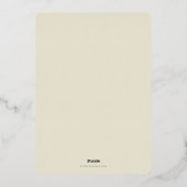 スノーベリー+ユーカリプトゥスリースノンフォト 箔シーズンカード (裏面)