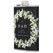 スノーベリー＆ユーカリ ウェディング リング 誕生 フラスク (左)