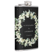 スノーベリー&ユーカリ ウェディング リング 誕生 フラスク (右)