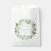 スノーベリー+ユーカリ 冬のブライダルシャワー フェイバーバッグ (正面)