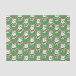 スノーベルザウクリスマスグリーンティッシュペーパー 薄葉紙