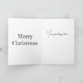 スノーペンギンのクリスマスカード カード (内部)