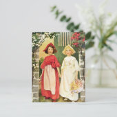 スノーホワイトとバラレッド ポストカード (スタンド正面)