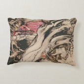 スノーホワイトとバラレッドby Arthur Rackham アクセントクッション (裏面)