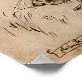 スノーホワイトとバラレッドby Arthur Rackham ポスター (角)