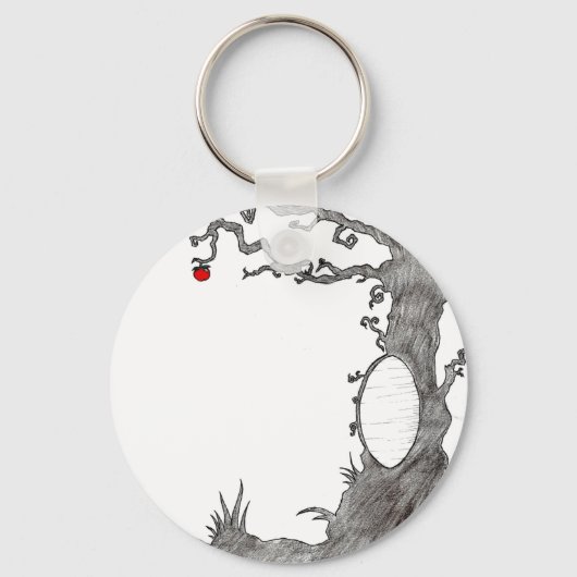 スノーホワイトの魔法ツリー キーホルダー (正面)