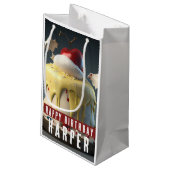 スノーホワイトをテーマにした誕生日 スモールペーパーバッグ (裏面アングル)