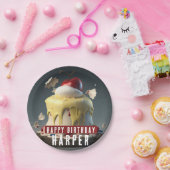 スノーホワイトをテーマにした誕生日 ペーパープレート (パーティー)