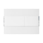 スノーホワイトウェスティドッグフォト招待状用帯 招待状ベリーバンド (裏面例)