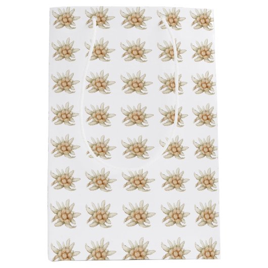 スノーホワイトエーデルワイスホリデイ抱き枕 ミディアムペーパーバッグ (正面)