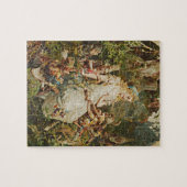 スノーホワイトドイツ童話イラストレーション ジグソーパズル (横)