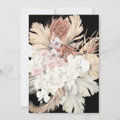 スノーホワイトパンパスグラスビーチトロピカルジャングル セーブザデート (裏面)