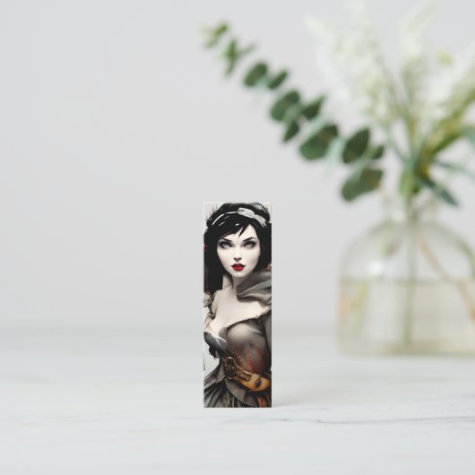 スノーホワイトポートレートグラフィック コーリングカード (スタンド正面)