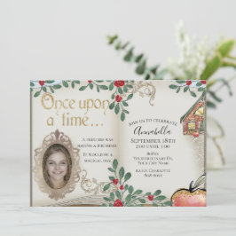 スノーホワイト魔法鏡おとぎ話 招待状